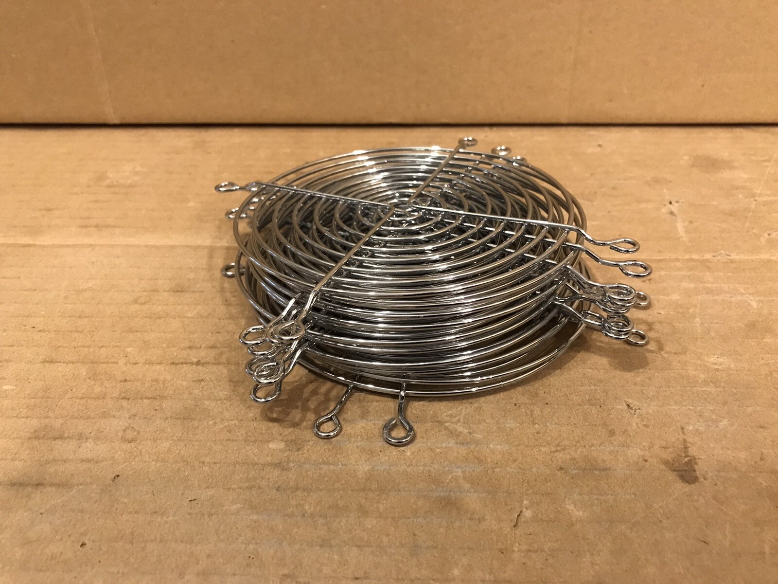 Lot of 10 pcs Computer Fan Grills Chrome 120mm
