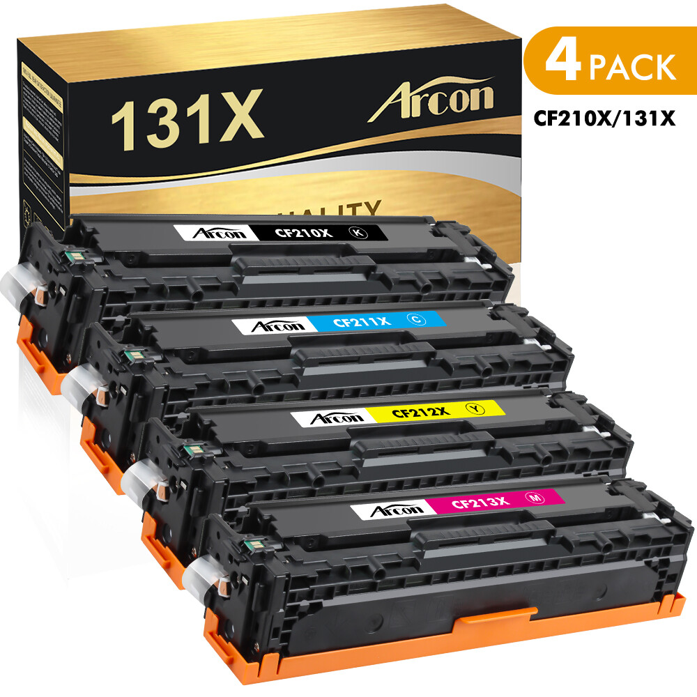 4x CF210A 131A 131X Set Toner for HP LaserJet Pro 200 Color MFP M276nw M251nw