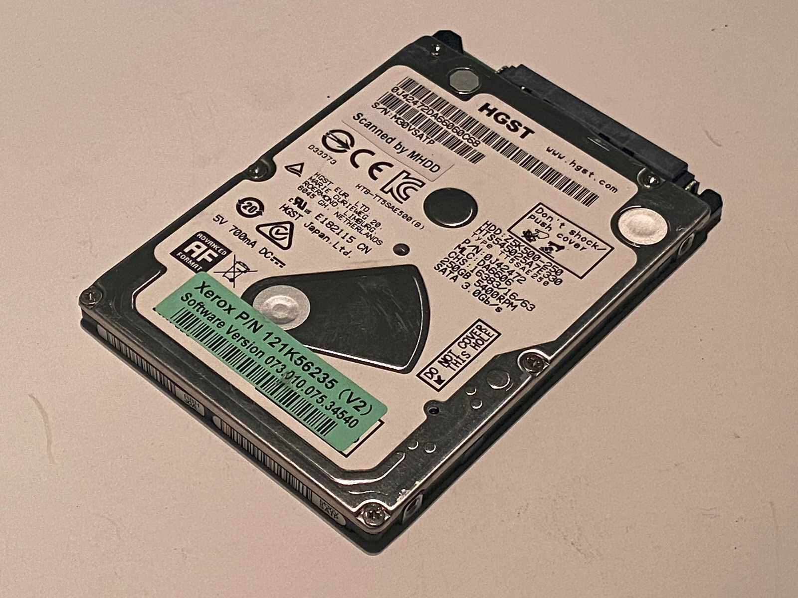 Xerox WC7525 Hard Disk 121K56235 (V2)
