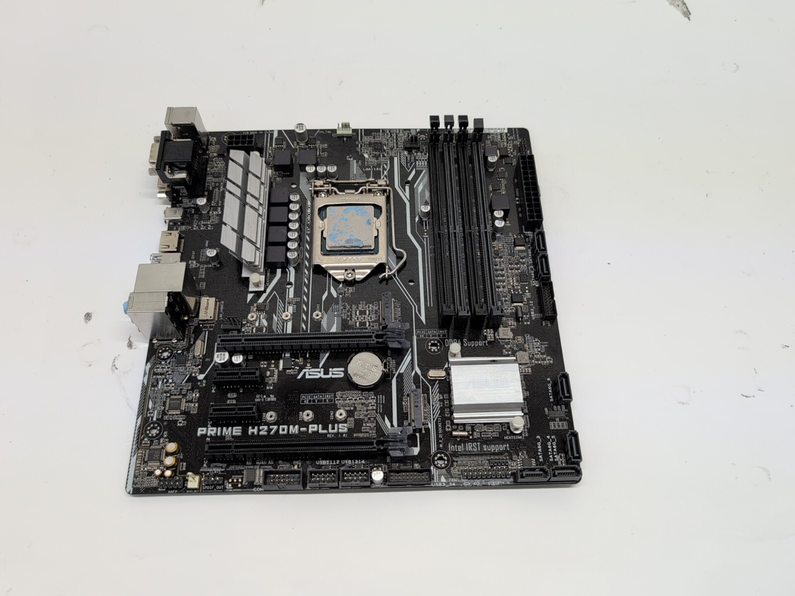 Asus Prime H270M-PLUS Motherboard W/ intel pentium CPU g4400