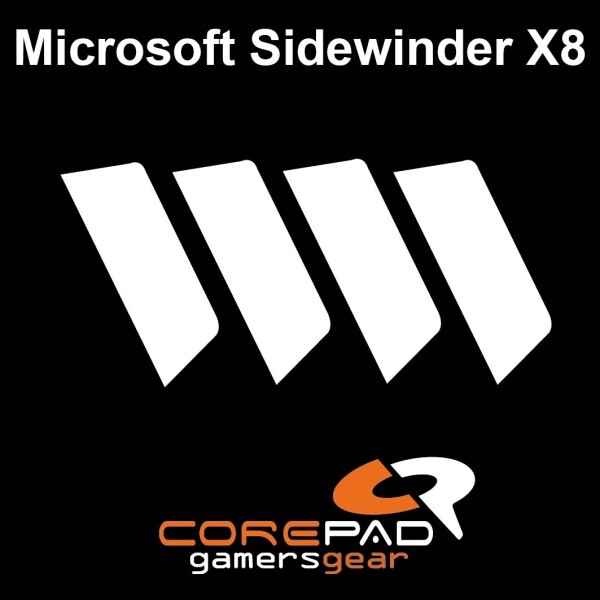 Corepad Skatez Microsoft Sidewinder X8 Replacement Mouse Feet Hyperglide Teflon