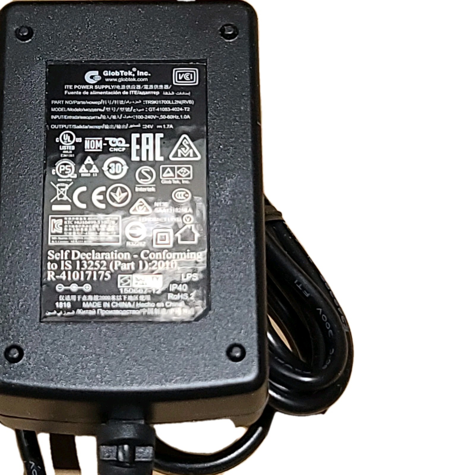 GLOBTEK GT-41083-4024-6.0-T2 ITE POWER SUPPLIES FOR KRONOS