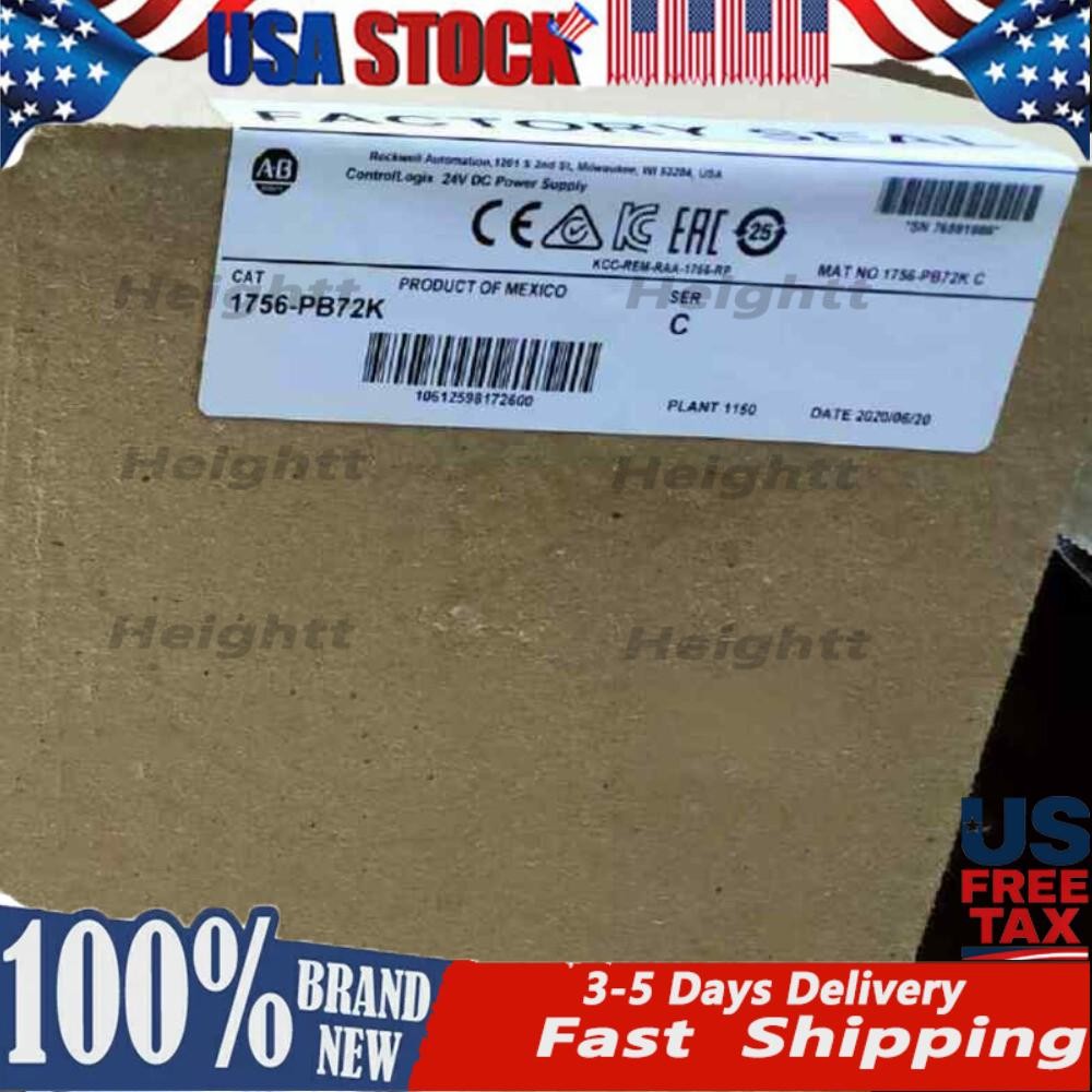 AB 1756-PB72K 1756PB72K 24V DC Power Supply New Allen Bradley US Free Tax