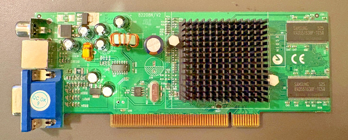 Jaton VIDEO-208PCI-128TV GeForce4 MX4000 128MB PCI Low Profile VGA Card
