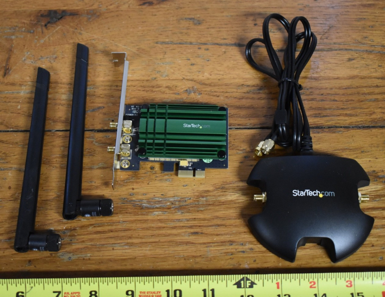 Star Tech WiFi Dual Antenna w/ Card Co-Axial PEX867/WAC22 Used