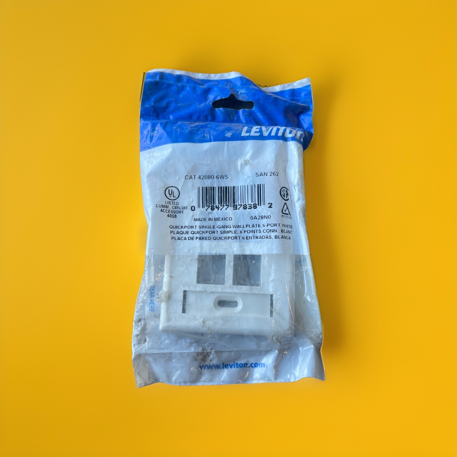 🔥(AN) ***QTY 14*** Leviton 42080-6WS White ***FREE SHIPPING***