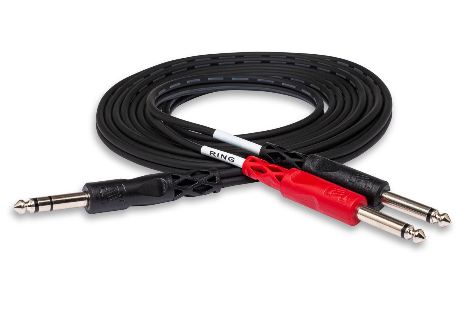 Hosa STP-204 Insert Cable 1/4" TRS Male to Dual 1/4" TS Male 12 foot