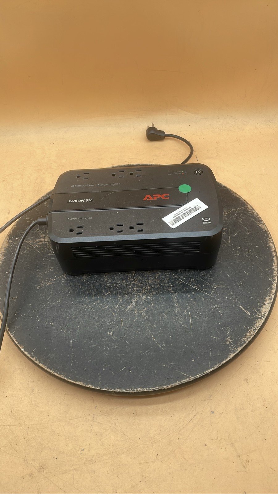 APC BE350G Back-UPS 350 Uninterruptible Power Supply UPS Battery Backup Unit