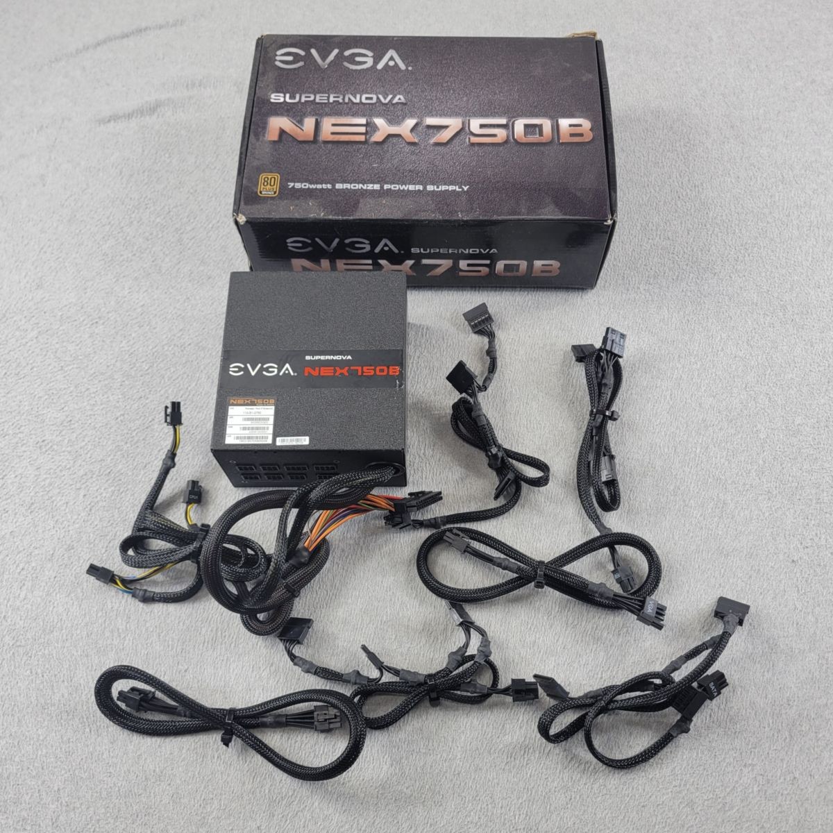 EVGA SuperNOVA NEX750B 750W 80 Plus Bronze Semi Modular ATX Power Supply PSU