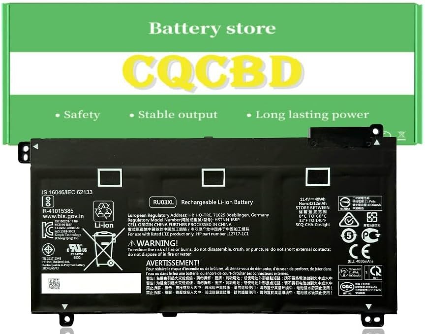 RU03XL Battery for HP Probook X360 11 G3 G4 G5 G6 EE X360 440 G1 Series HSTNN