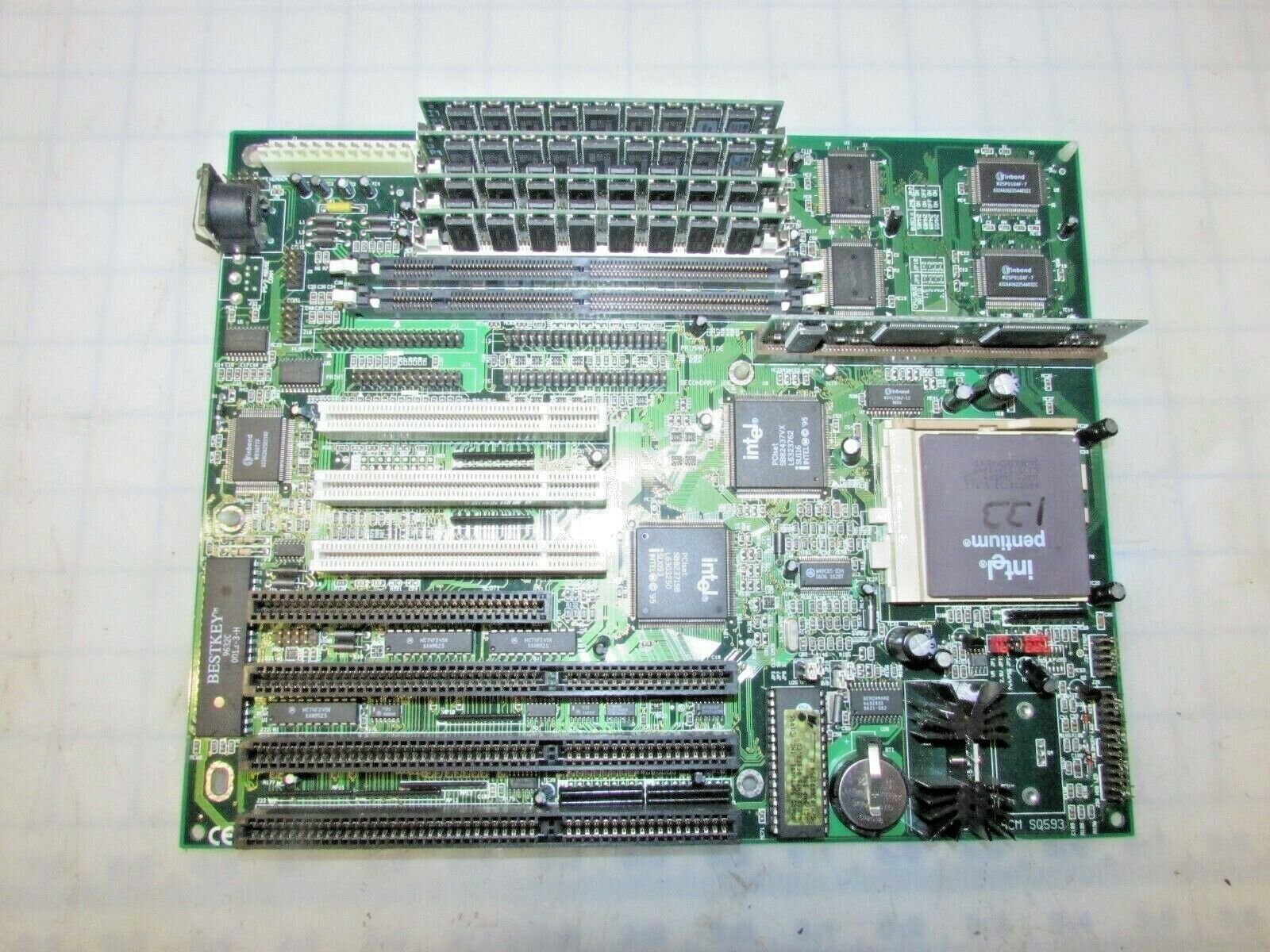 BCM ADVANCED RESEARCH, INC.  SQ593 MOTHERBOARD + CPU + RAM