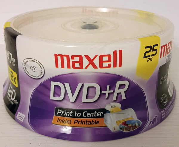 Maxell DVD+R 25 pk