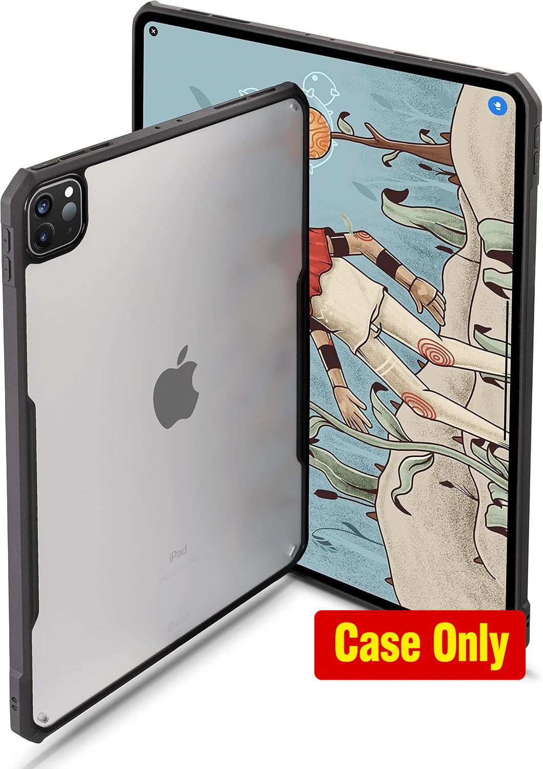 Case for iPad Pro 11 inch (2022, 2021, 2020, 2018) - Ultra Thin Matte Clear, Sho