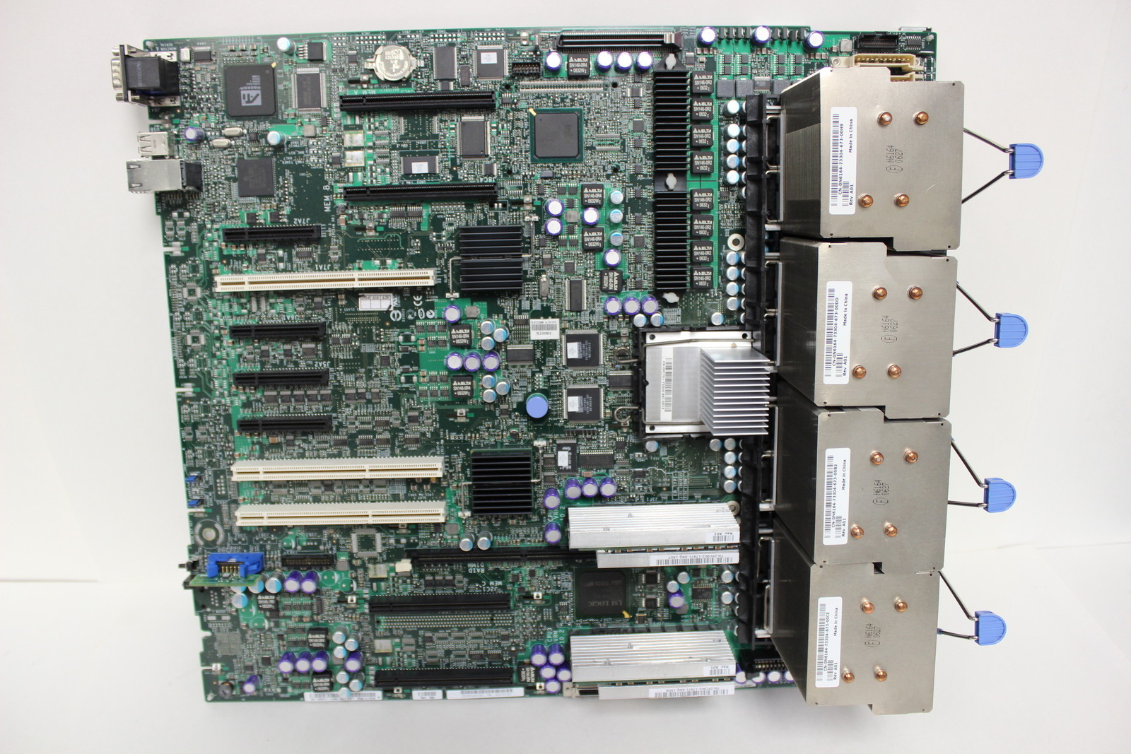 DELL RD317 POWEREDGE 6800 MOTHERBOARD WITH QTY 4 CPU'S QTY 2 VRM RAID KEY