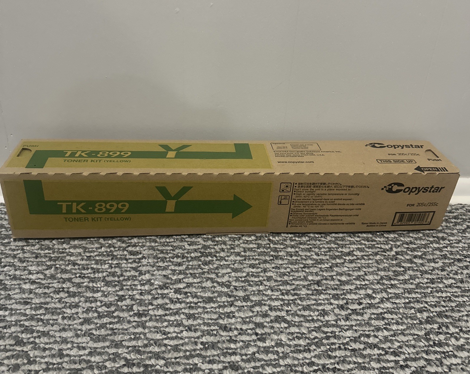 GENUINE COPYSTAR TK-899Y YELLOW TONER CARTRIDGE COPYSTAR 205C 255C