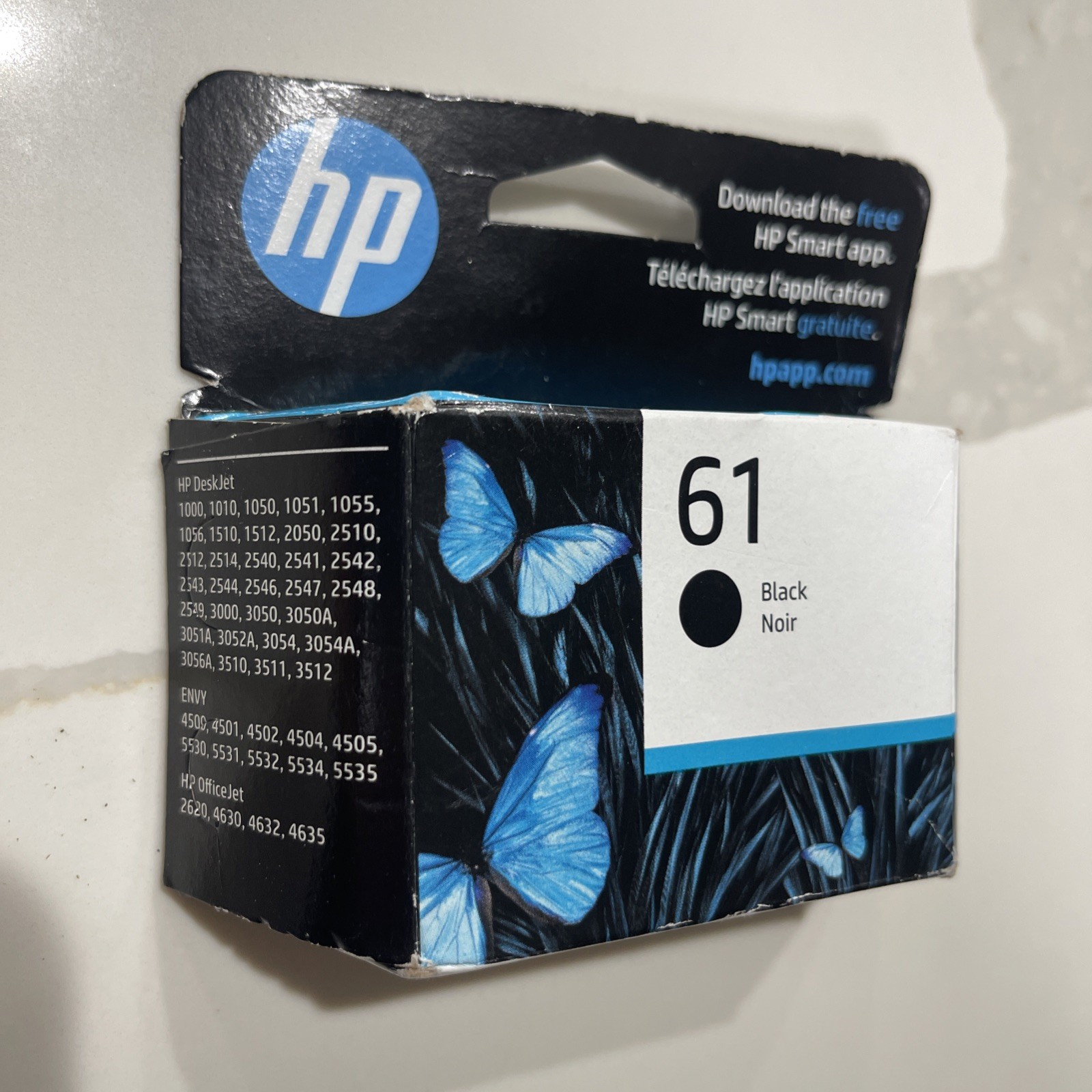HP 61 BLACK INK CARTRIDGE PRINTERS WORKS WITH DESKJET 1000, 1510, - CH561WN