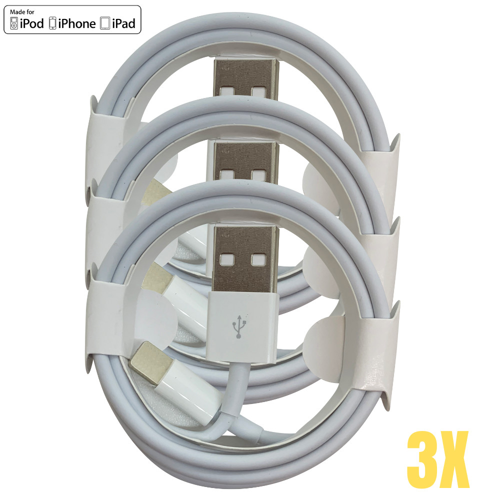 Wholesale Bulk Lot 3/6Ft USB Cable For Apple iPhone 14/13/12/11/XR Charger Cord