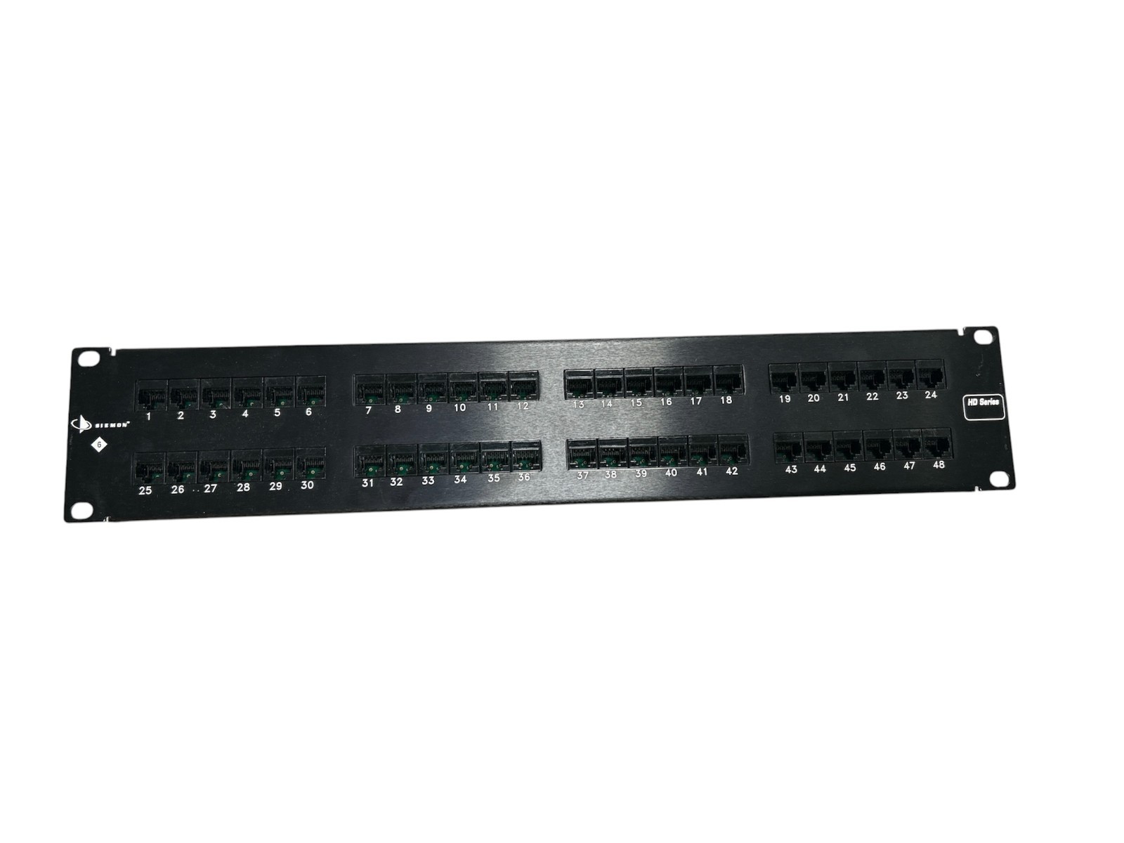 SIEMON HD6-48 Port Cat6 Patch Panel Universal Wired
