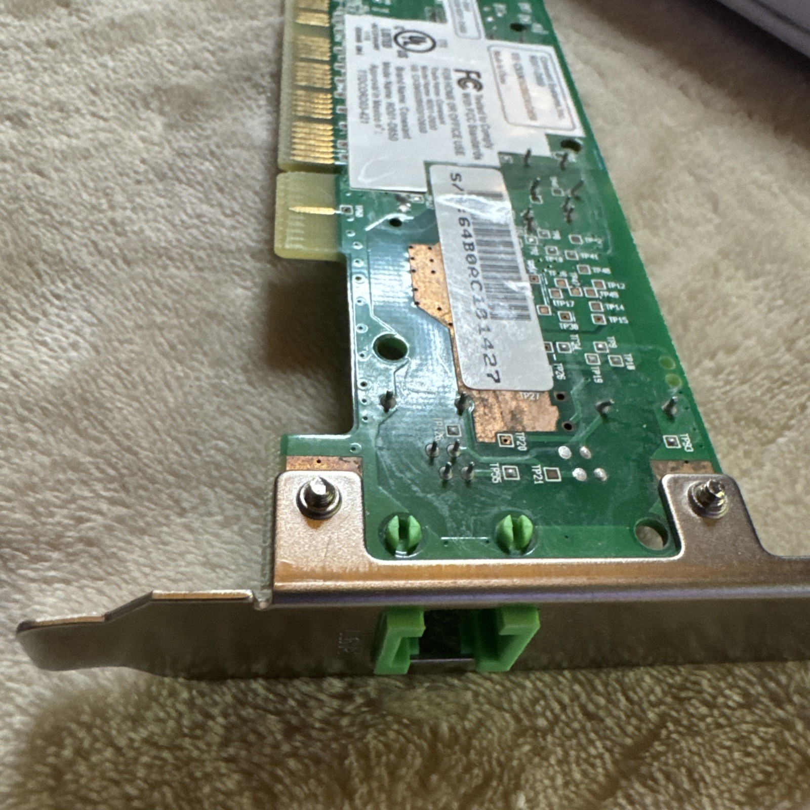 Agere 56K PCI Modem Internal Dial Up Desktop PC Vintage Retro Computer Tested