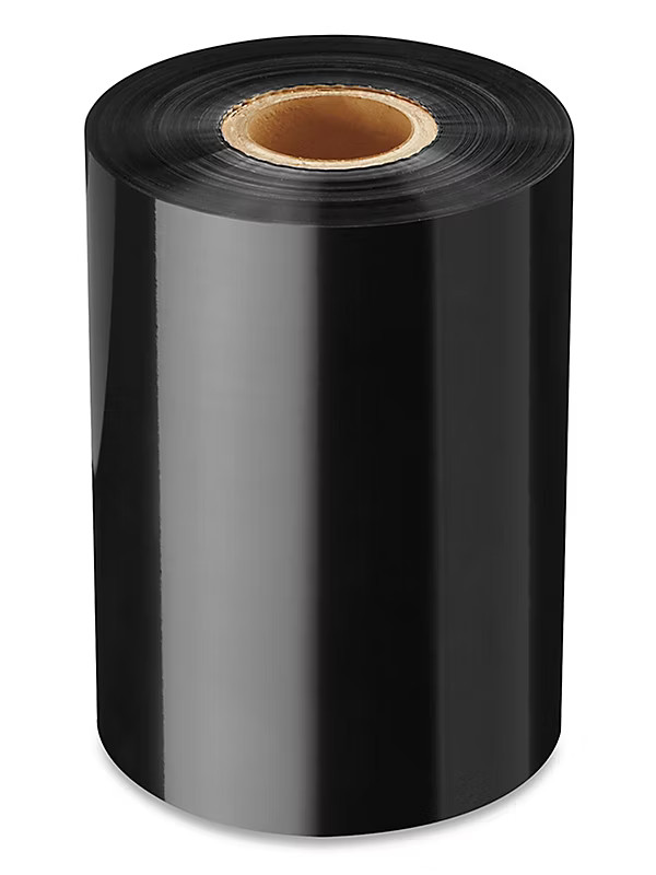 Pack of 6 Industrial Thermal Transfer Ribbons For Zebra Printers - Wax, 4.02" X