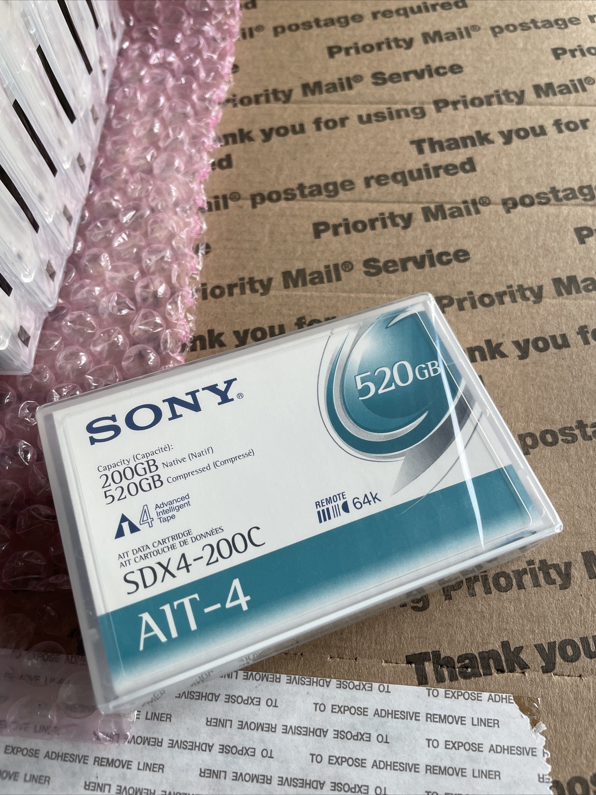 Sony SDX4-200C AIT-4 Data Tape Cartridge SDX4200C Brand New Sealed