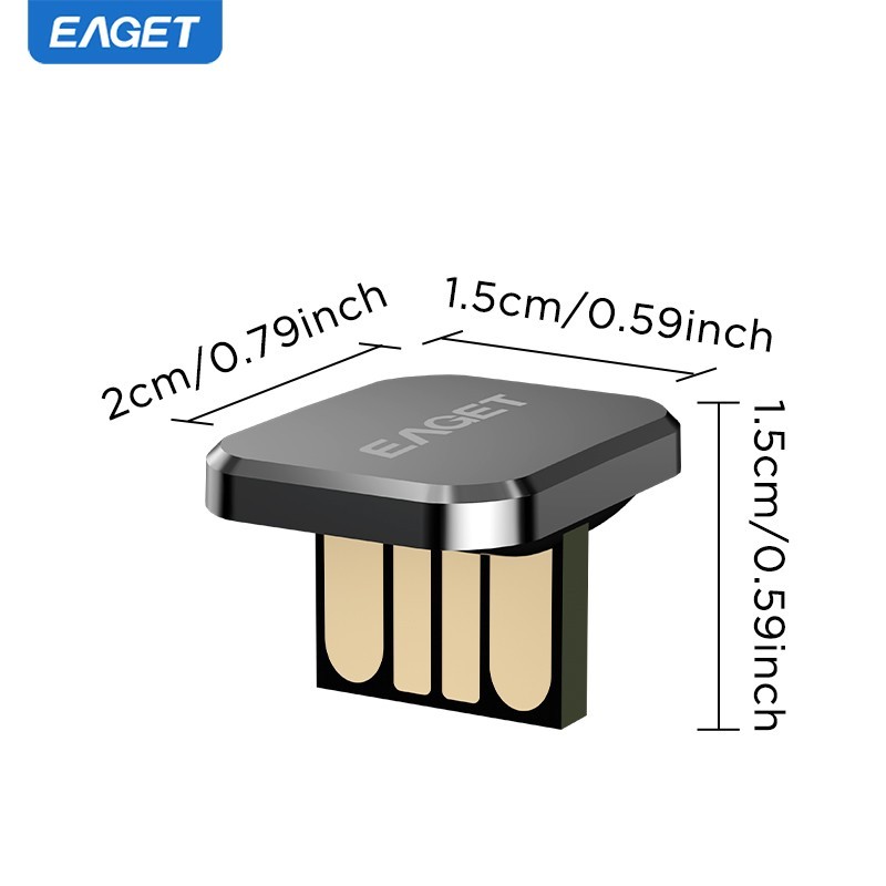 EAGET 16G 32G 64G Memory Stick USB 2.0 Flash Drives USB-A Thumb Drive Pen Drive