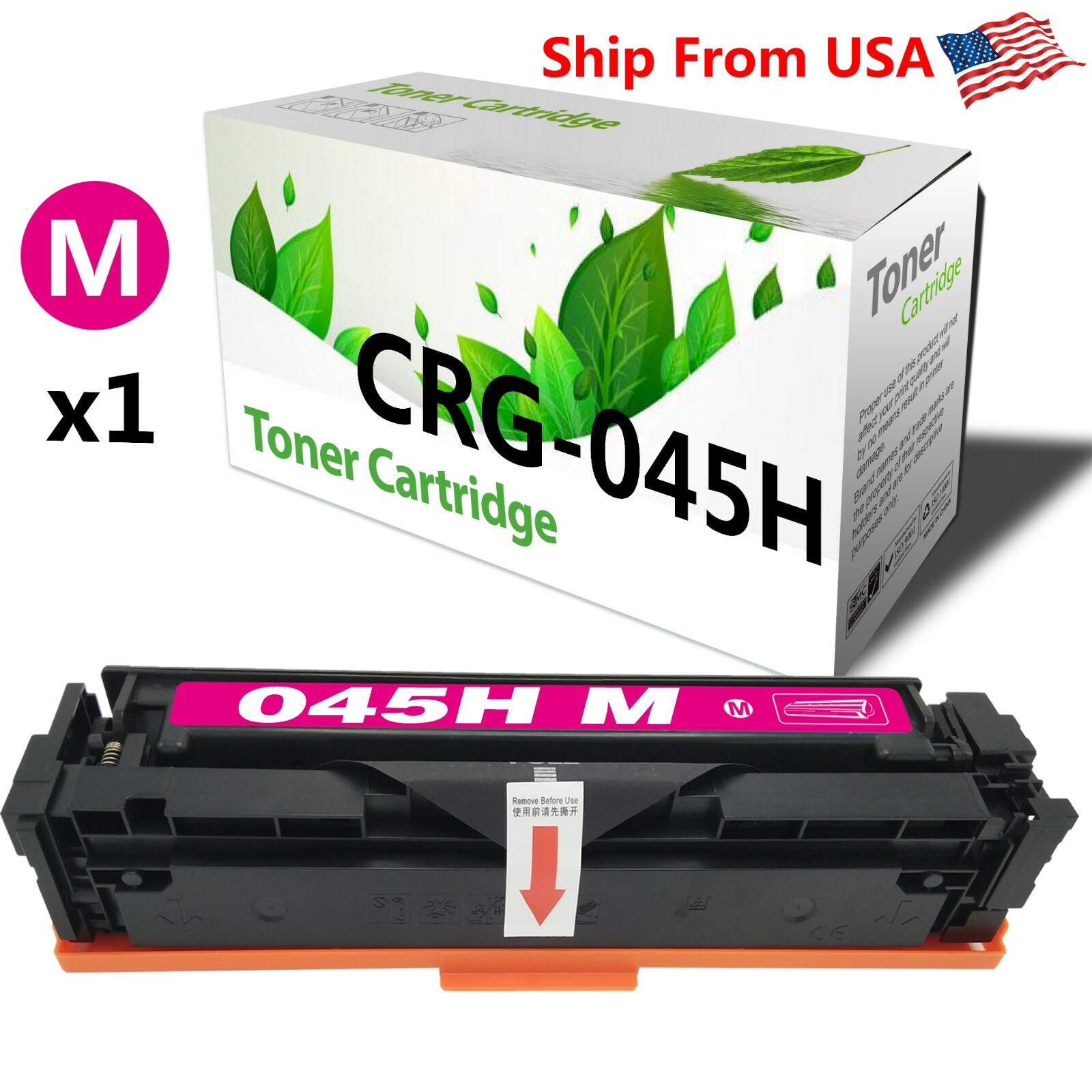 1 PK CRG045H Compatible Toner Cartridge for use Canon Color imageCLASS MF632Cdw