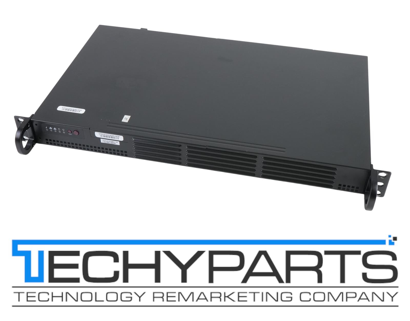 Supermicro CSE-504-203B X11SBA-LN4F Pentium N3710 1.60 GHZ 8GB 1U Server