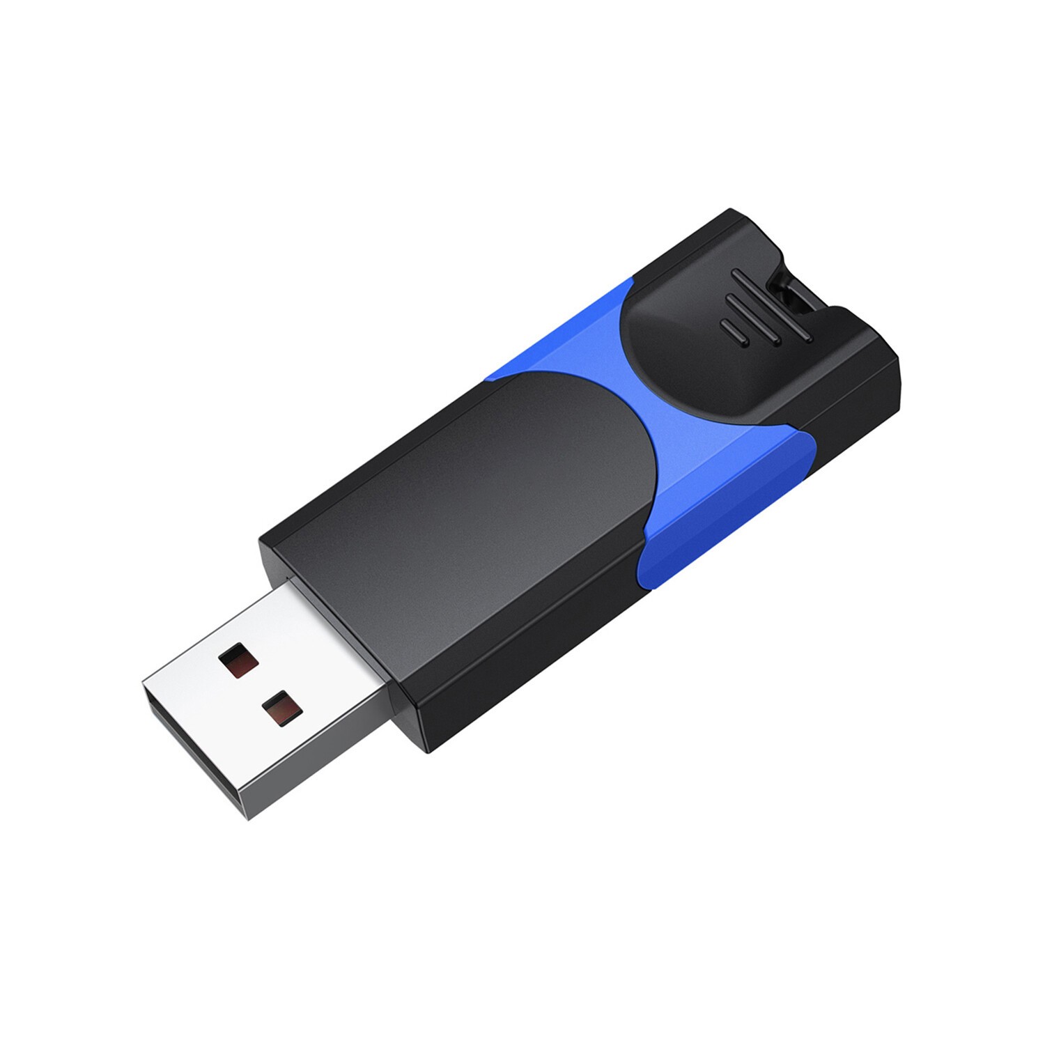 Kexin USB 3.0 1 Piece 128GB Retractable Style Flash Drive High Speed Blue