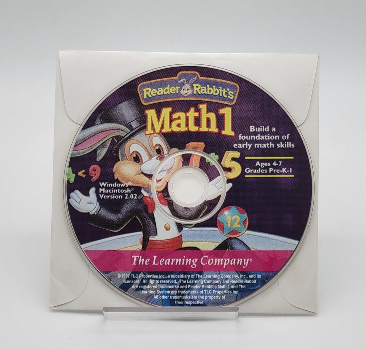 Reader Rabbit Math 1, Version 2.02 Windows Macintosh, Age 4 to 7 years Pre K - 1