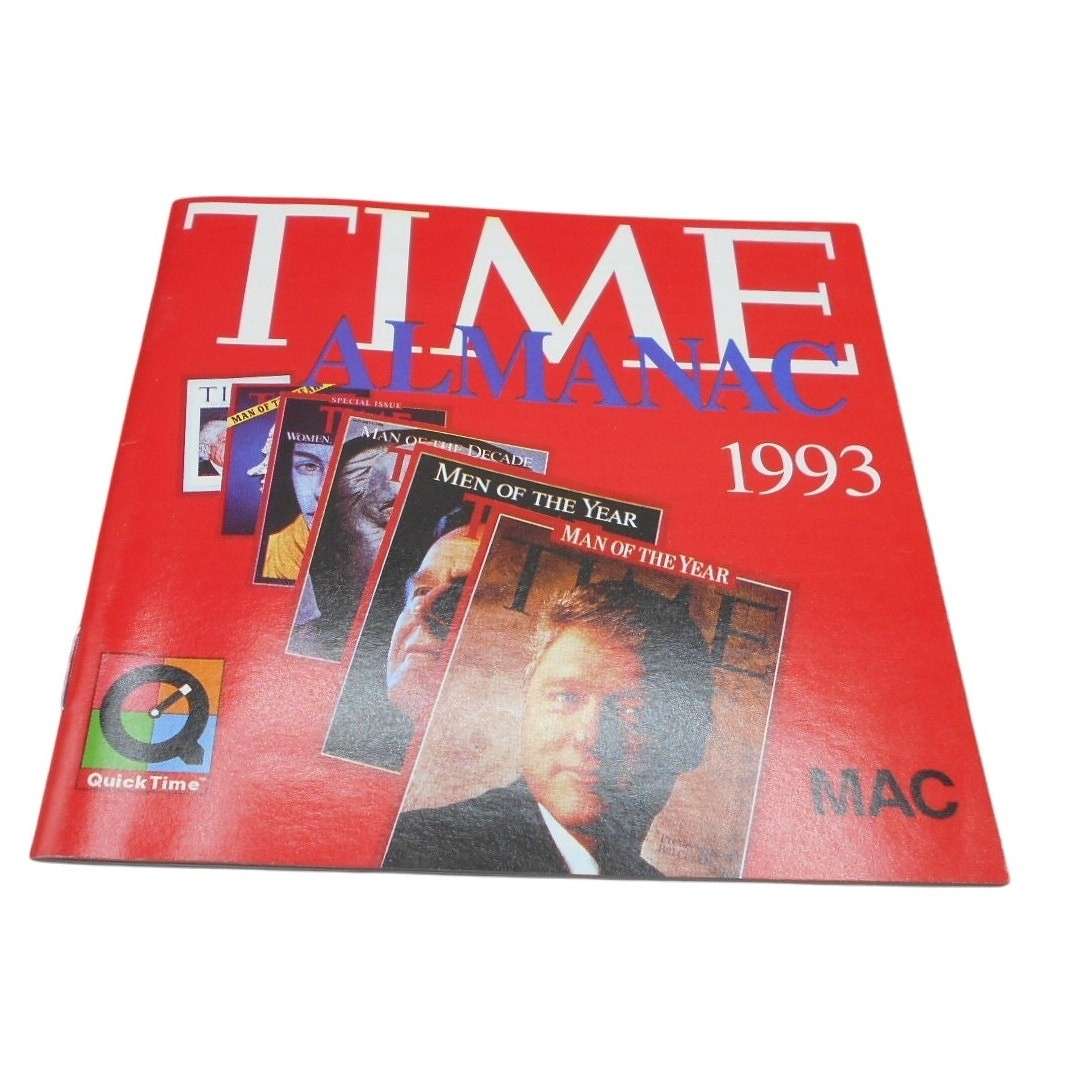 Time Magazine Almanac 1993 CD-ROM User's Guide ONLY Compact Publishing