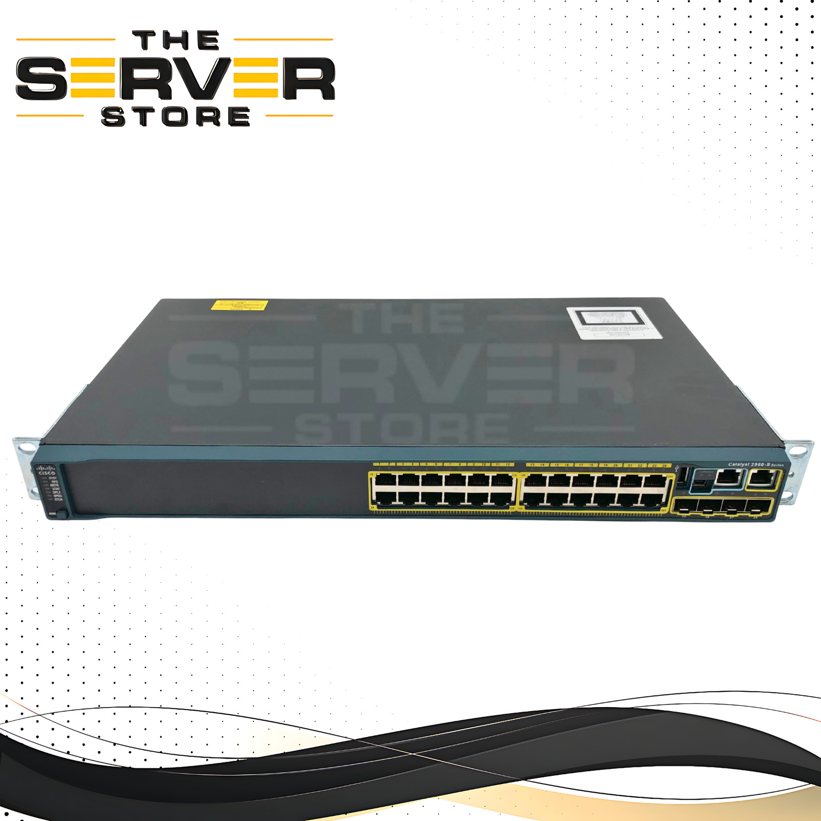(AS IS) Cisco Catalyst 2960S 24-Port GigE 4xSFP Managed Switch WS-C2960S-24TS-L