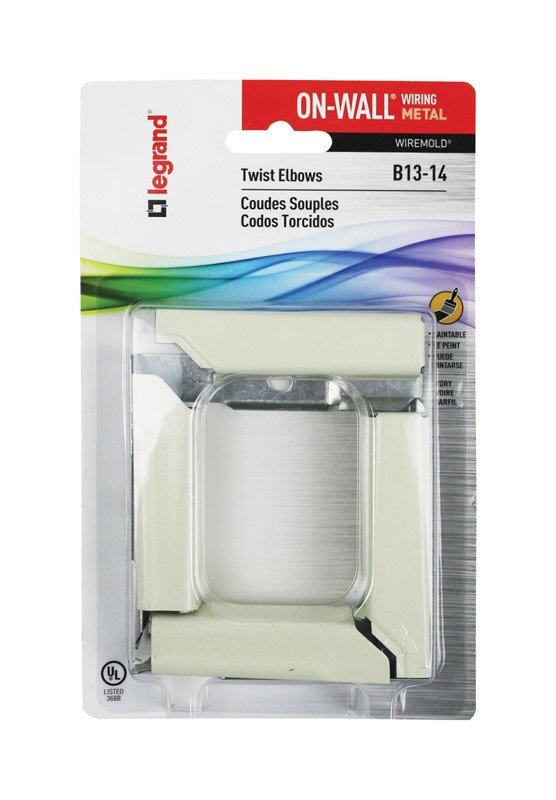 5-Pack Legrand On-Wall 3.13 in. L Twist Elbow