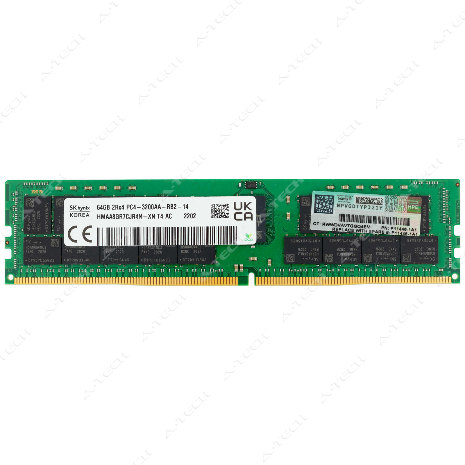 HP 64GB DDR4 RDIMM P07650-H21 P07650-B21 P20504-001 P11446-1A1 HPE Memory RAM 1x
