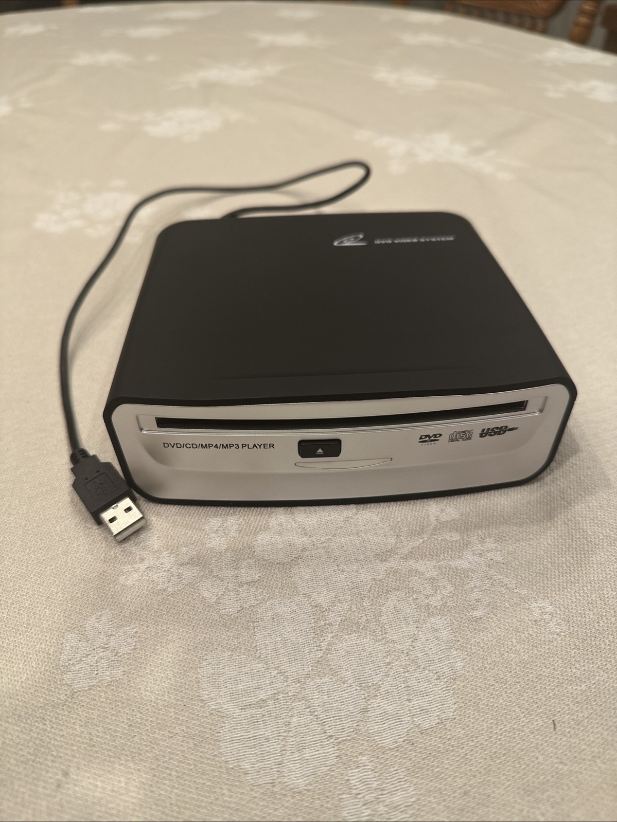 USB Portable External DVD Player Video System