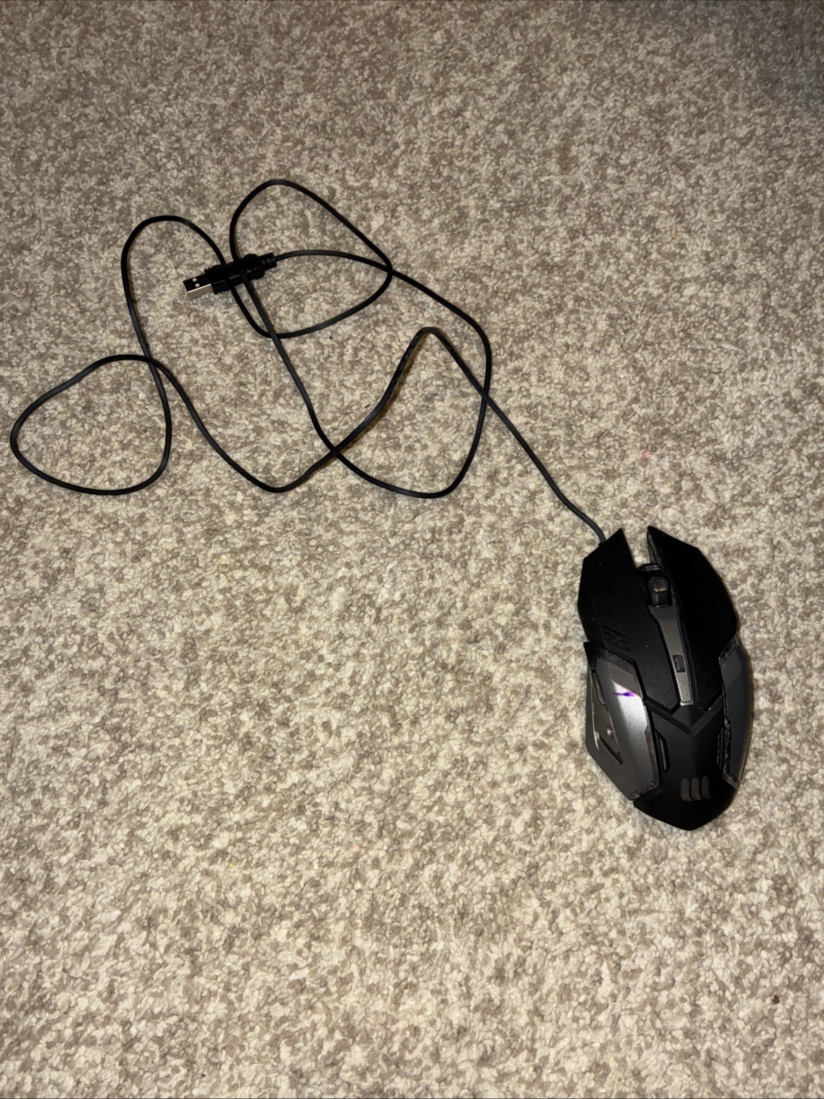 Lifeworks Samurai Optical Gaming Wired Mouse with RGB Lighting Black