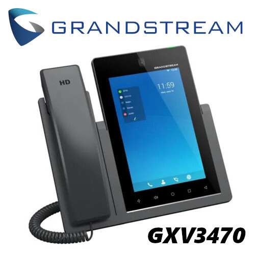 Grandstream GXV3470 Smart Video IP Vertical Touch Screen Desk Phone Android 11