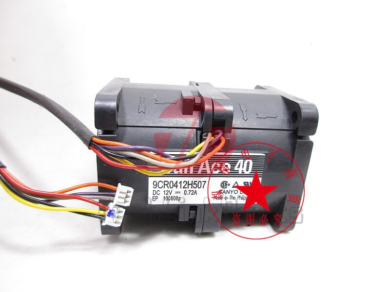 Sanyo 9CR0412H507 4056 12V 0.72A 4CM violent cooling fan