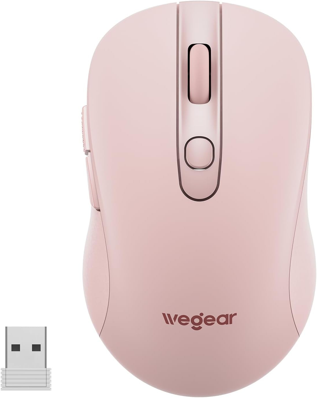 wegear USB Wireless Mouse for Laptop PC Mac, 2.4GHz Cordless Mouse with 6 Button