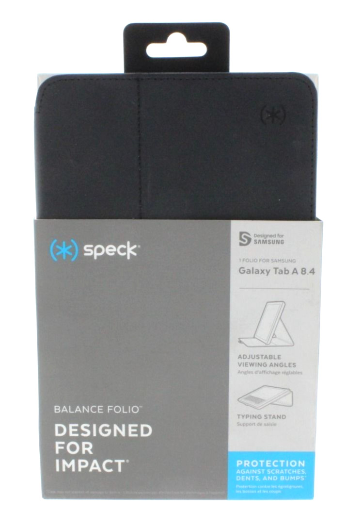 Speck Balance Folio Cover Case for Samsung Galaxy Tab A 8.4" inches Black New