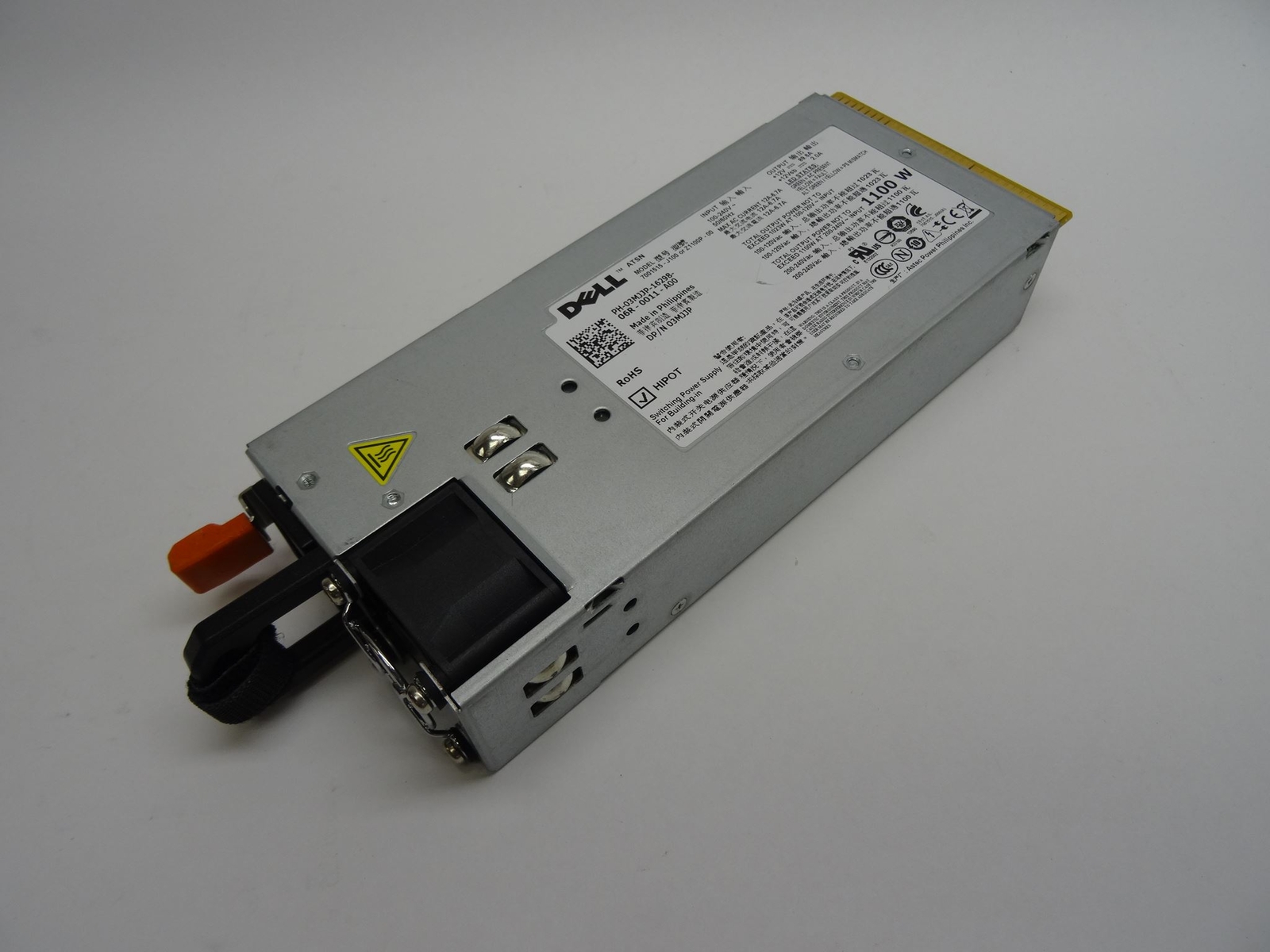 DELL 03MJJP 1100-WATT HOT PLUG REDUNDANT POWER SUPPLY 7001515-J100