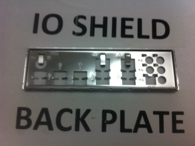 ORIGINAL Supermicro I/O Shield for X9SRA