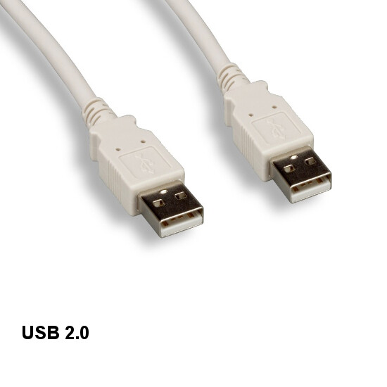 LOT 10pcs Beige 3' USB 2.0 Type A Cable Male 28AWG 480Mbps Sync Charge Data