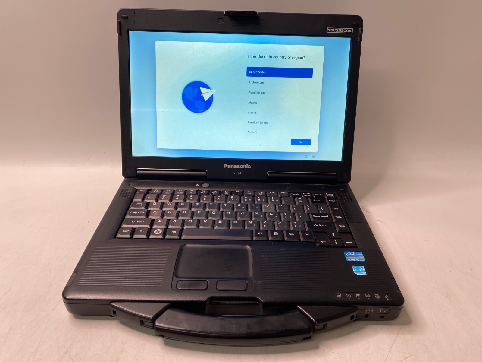 Panasonic Toughbook CF-53 Touch i5-3320M 16GB DDR3 512GB SSD Win11Pro 81% Batt