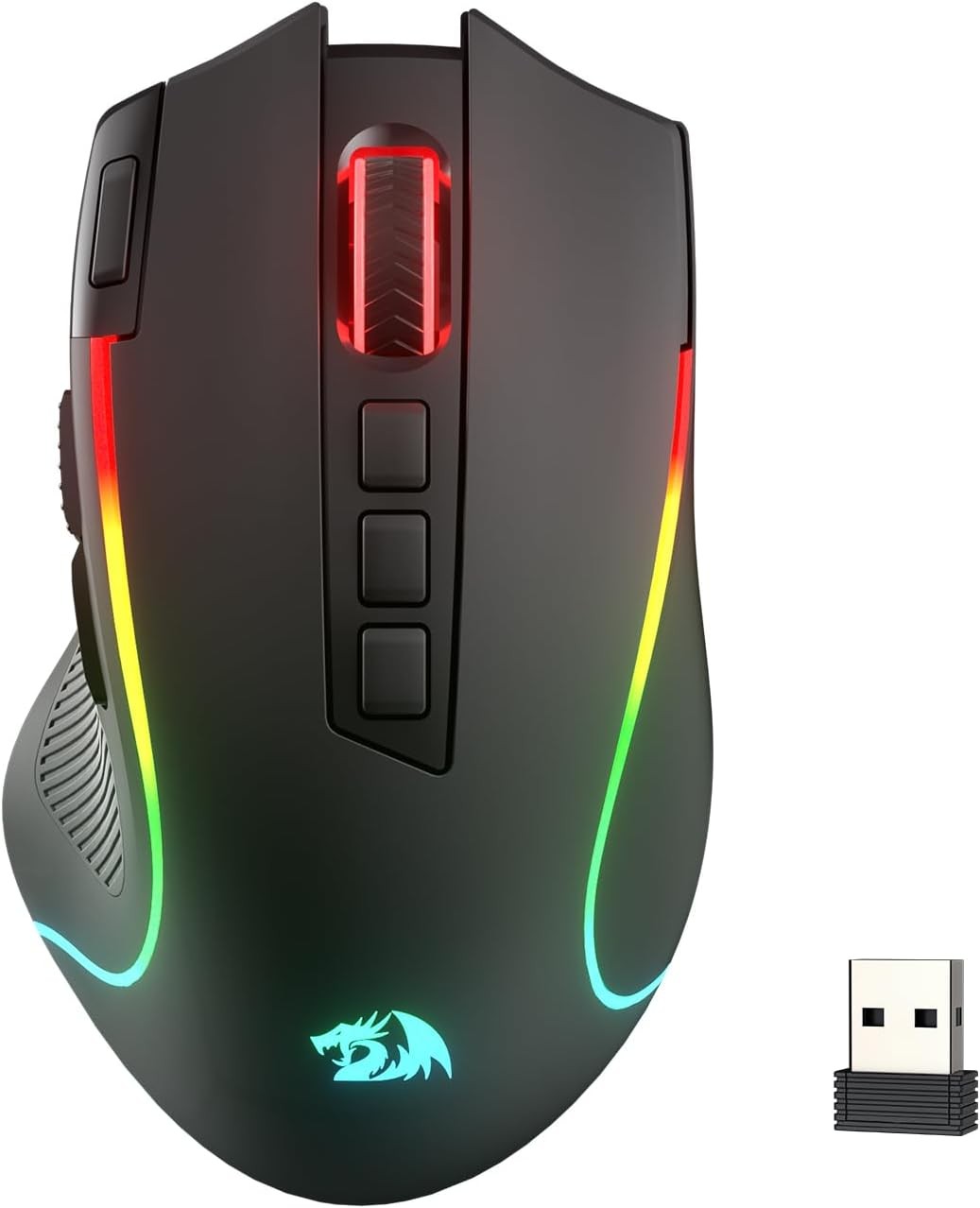 Redragon M612 Predator RGB Gaming Mouse, 8000 DPI, 11 Programmable Buttons