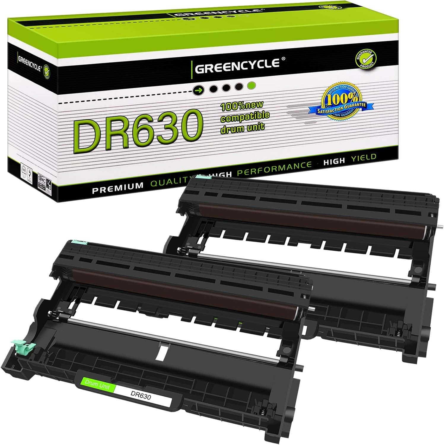 DR630 Drum Unit Fit for Brother MFC-L2700DW HL-L2320D L2380DW L2540DW *2PCS