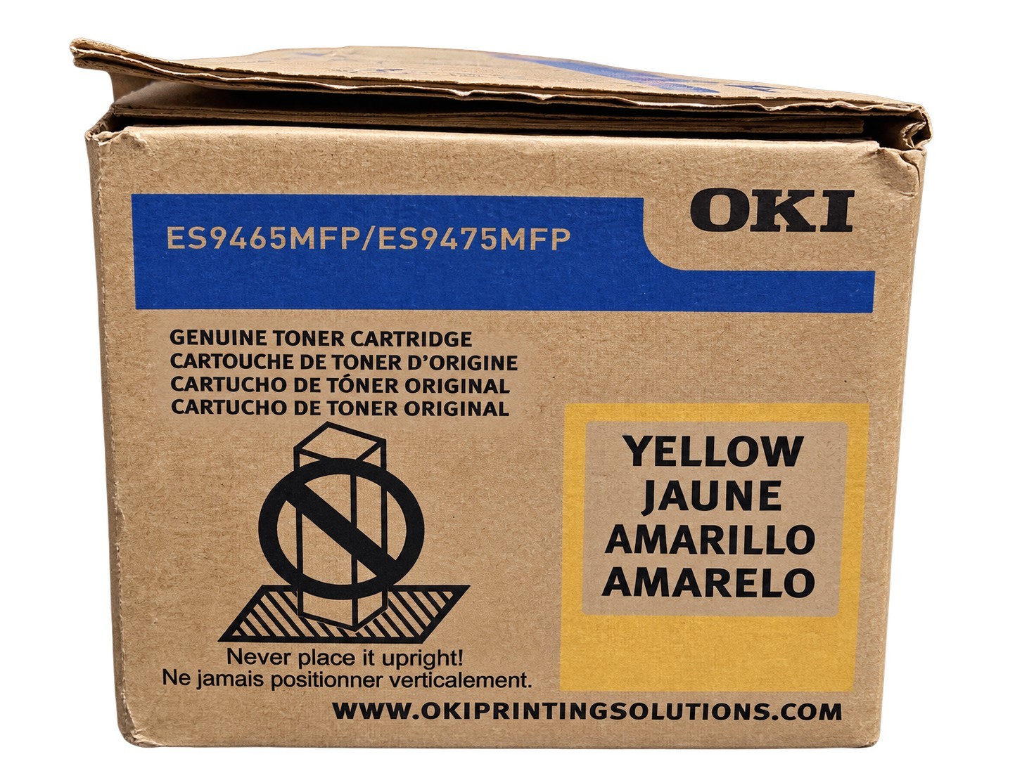 Genuine OKI 45643505 Yellow Toner for ES9465 MFP / ES9475 MFP New Sealed Box