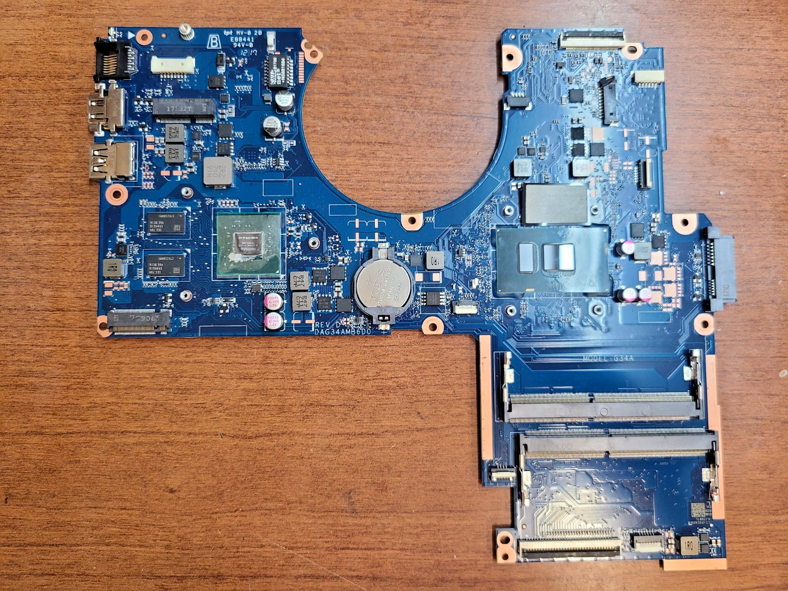 HP 15-AU165CL 15-AU063NR 940MX 2GB i7-7500U MOTHERBOARD 913604-601 901577-601