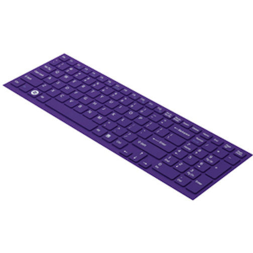 New Genuine Sony VGP-KBV3 VAIO S Series Keyboard Skin, Violet