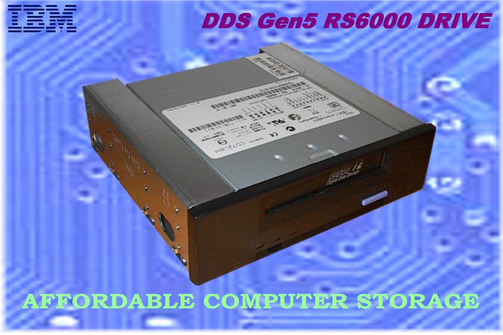 IBM Quantum CD72LWH Tape Drive DAT 72 DDS5 GEN5 71P9163 LVD 40K2558 40K2553